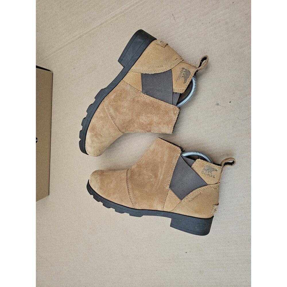 Sorel Emelie Chelsea Major Tan Women's Ankle Boots Size 5 - Picture 10 of 12